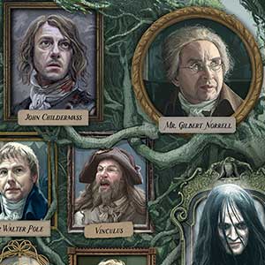 Jonathan Strange & Mr Norrell- Character Gallery. Artwork inspired by the BBC drama. Personal book project.